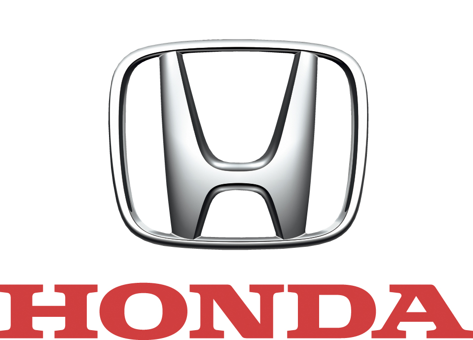 Honda_Mark 3D (silber) darunter Honda Schriftzug (rot) highres